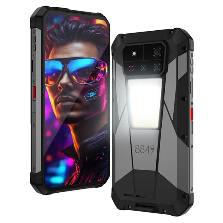 Téléphone robuste Unihertz Tank 4 Pro Projecteur, 16 Go+512 Go, Vision nocturne, Android 13 Dimensity 8300 Octa Core de 6,73 pouces, Réseau: 5G, NFC, 16 Go+512 Go