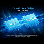 Téléphone robuste Unihertz Tank 4 Pro Projecteur, 16 Go+512 Go, Vision nocturne, Android 13 Dimensity 8300 Octa Core de 6,73 pouces, Réseau: 5G, NFC, 16 Go+512 Go