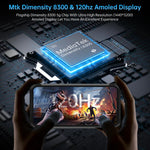 Téléphone robuste Unihertz Tank 4 Pro Projecteur, 16 Go+512 Go, Vision nocturne, Android 13 Dimensity 8300 Octa Core de 6,73 pouces, Réseau: 5G, NFC, 16 Go+512 Go