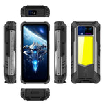 Oukitel WP100 Téléphone Robuste avec Télémètre Laser, 12 Go + 512 Go, Appareil Photo 200 MP, Identification par Empreinte Digitale, Android 14 6,8 Pouces MediaTek Dimensity 7300 Octa Core, NFC, OTG, Réseau : 5G, WP100
