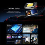 Oukitel WP100 Téléphone Robuste avec Télémètre Laser, 12 Go + 512 Go, Appareil Photo 200 MP, Identification par Empreinte Digitale, Android 14 6,8 Pouces MediaTek Dimensity 7300 Octa Core, NFC, OTG, Réseau : 5G, WP100