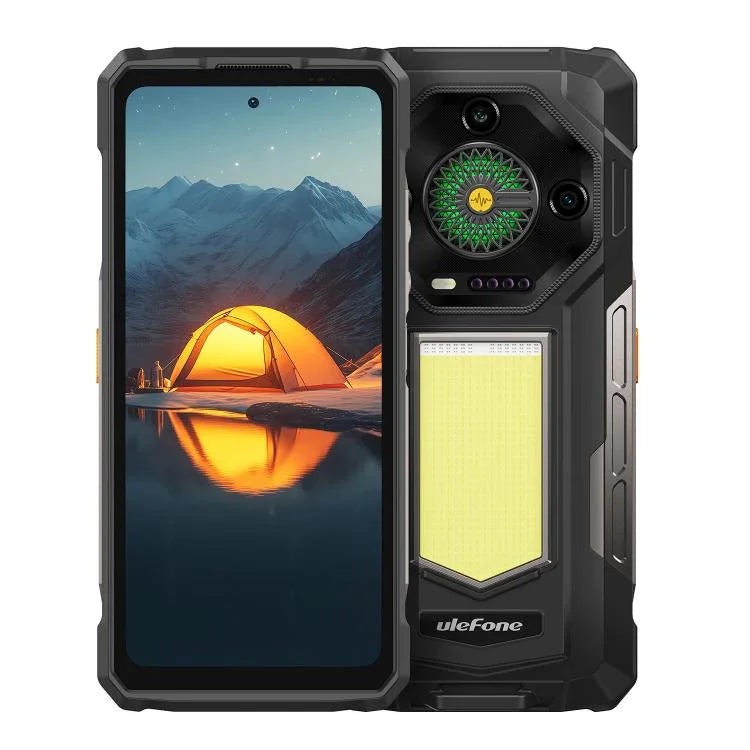 Ulefone Armor 33 Téléphone Robuste, 12 Go + 512 Go, Android 15 de 6,95 pouces MediaTek Helio G100 Octa Core, Réseau : 4G, OTG, NFC, Lumière LED, Armor 33
