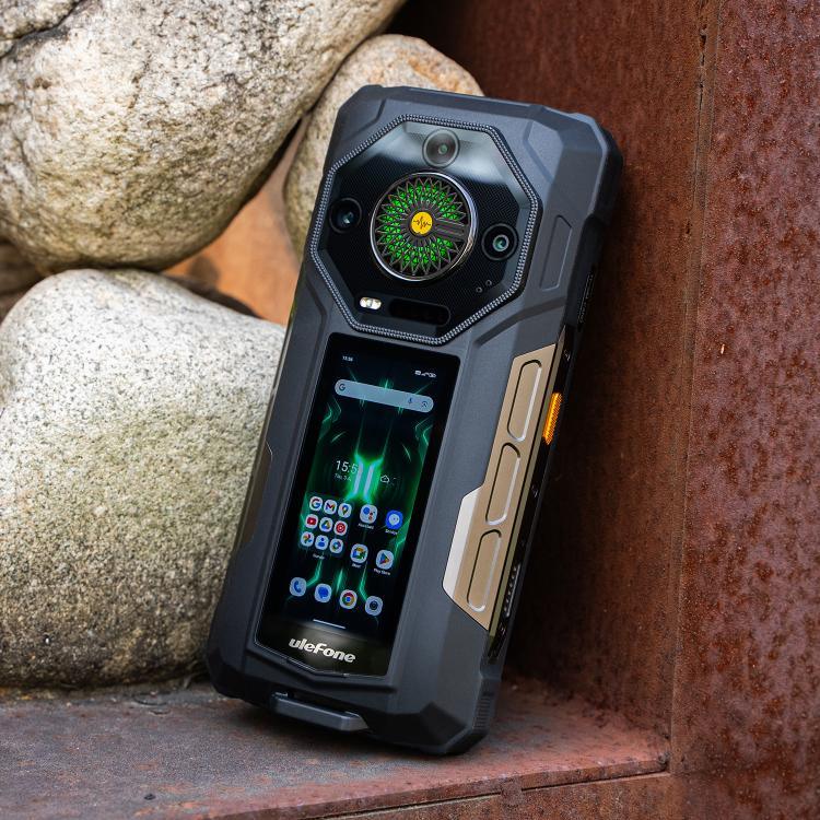Téléphone Robuste Ulefone Armor 33 Pro, 16 Go+512 Go, Vision Nocturne, Double Écran 6,95 pouces + 3,4 pouces Android 14 MediaTek Dimensity 7300X Octa Core, Réseau : 5G, OTG, NFC, Armor 33 Pro