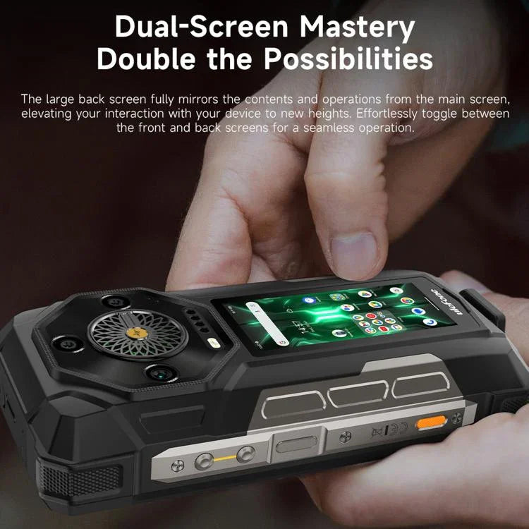 Téléphone Robuste Ulefone Armor 33 Pro, 16 Go+512 Go, Vision Nocturne, Double Écran 6,95 pouces + 3,4 pouces Android 14 MediaTek Dimensity 7300X Octa Core, Réseau : 5G, OTG, NFC, Armor 33 Pro