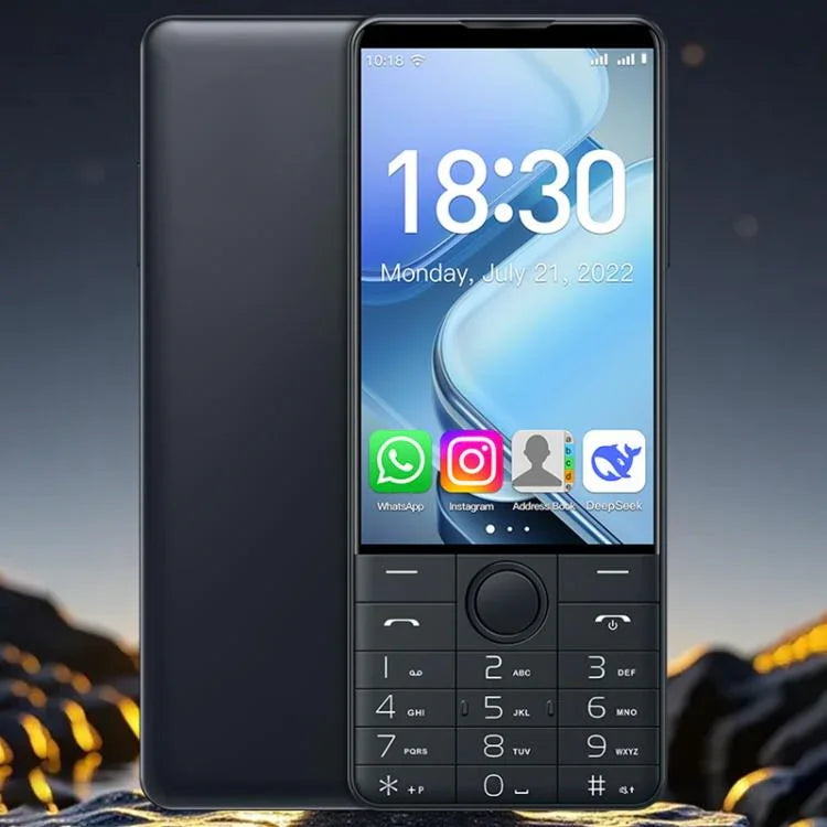 Téléphone à clavier DOOV R70, 6 Go + 128 Go, Android 13 de 4 pouces Mediatek MT6762 Octa Core, Réseau : 4G, Prise en charge de Google Store, Pas de caméra, Pas de caméra