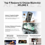 Blackview XPLORE 2, 12 Go + 256 Go, écran 6,73 pouces, Android 15 Dimensity 8300 MT6897 Octa Core, Réseau: 5G, OTG, NFC, XPLORE 2, 12 Go + 256 Go