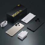 Xiaomi POCO F6 Global, 8 Go + 256 Go, lecteur d'empreintes digitales intégré à l'écran, écran 6,67 pouces, Xiaomi HyperOS, processeur Snapdragon 8s Gen 3 octa-core 3 GHz, NFC, réseau 5G, 8 Go + 256 Go