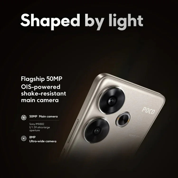 Xiaomi POCO F6 Global, 12 Go + 512 Go, lecteur d'empreintes digitales intégré à l'écran, écran 6,67 pouces, Xiaomi HyperOS, processeur Snapdragon 8s Gen 3 octa-core 3 GHz, NFC, réseau 5G, 12 Go + 512 Go