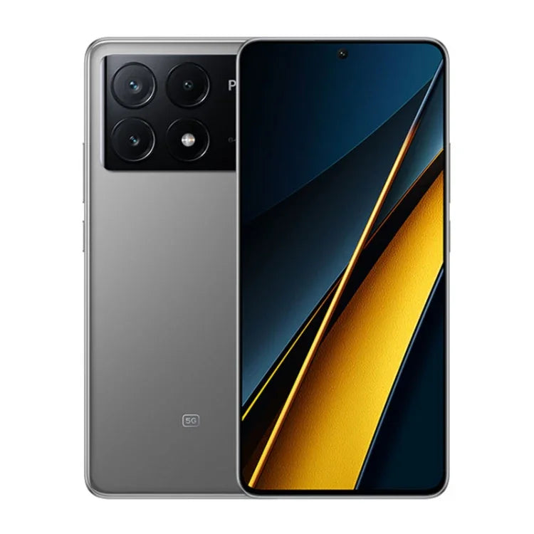 Xiaomi POCO X6 Pro Global, 12 Go + 512 Go, lecteur d'empreintes digitales intégré à l'écran, écran 6,67 pouces, Xiaomi HyperOS, processeur MediaTek Dimensity 8300-Ultra Octa Core 3,35 GHz, NFC, réseau : 5G
