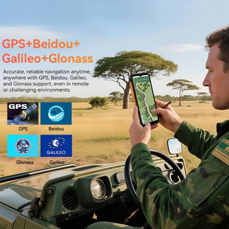 Blackview FORT 1, 6 Go+256 Go, Android 15 de 6,56 pouces, Octa Core Unisoc UMS9230E T615, Réseau : 4G, OTG, NFC, 6 Go+256 Go