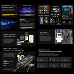 Téléphone ultra-robuste Ulefone Armor 29, 16 Go + 1 To, vision nocturne, 6,67 pouces + 1,04 pouces Android 15 MediaTek Dimensity 9300+ Octa Core, Réseau : 5G, Lumière LED polyvalente, Voyant d'avertissement, Armor 29 Ultra