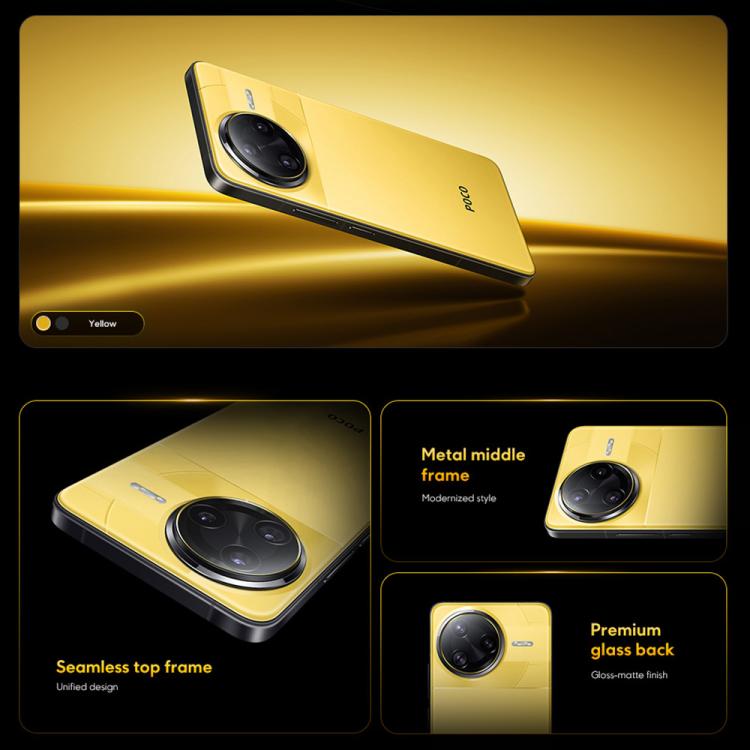 Xiaomi POCO F7 Ultra Global, 12 Go + 256 Go, empreinte digitale sous écran, 6,67 pouces Xiaomi HyperOS 2 Snapdragon 8 Elite Octa Core, NFC, Réseau : 5G, 12 Go + 256 Go