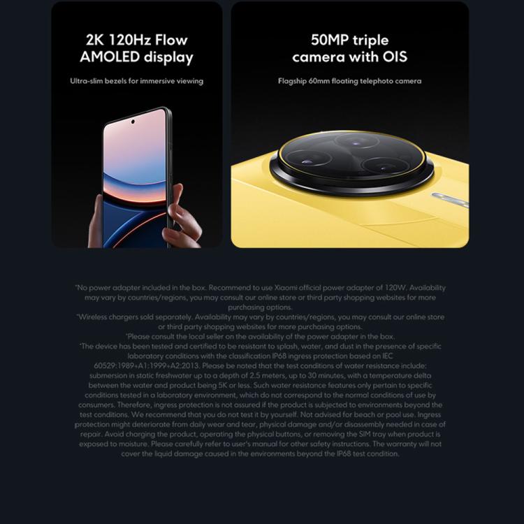 Xiaomi POCO F7 Ultra Global, 12 Go + 256 Go, empreinte digitale sous écran, 6,67 pouces Xiaomi HyperOS 2 Snapdragon 8 Elite Octa Core, NFC, Réseau : 5G, 12 Go + 256 Go