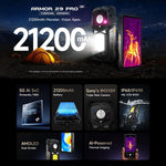 Ulefone Armor 29 Pro Thermal Version Téléphone Robuste, 16 Go+512 Go, Vision Nocturne, 6,67 pouces + 1,04 pouces Android 15 MediaTek Dimensity 7400 Octa Core, Réseau : 5G, OTG, NFC, Armor 29 Pro Thermal Version