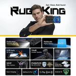 Ulefone RugKing, 8 Go + 256 Go, Téléphone Robuste IP68/IP69K, Android 15 Unisoc T7255 Octa Core 5,99 pouces, Réseau : 4G, NFC, OTG, RugKing, 8 Go + 256 Go