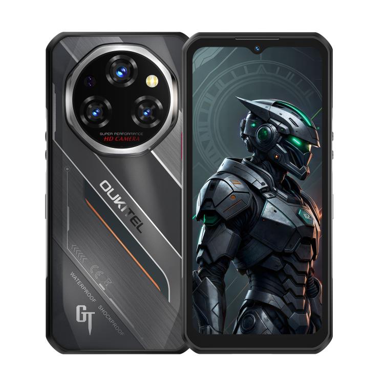 Téléphone robuste Oukitel WP62, 16 Go+512 Go, appareil photo 108 MP, identification par empreinte digitale, Android 15 de 6,6 pouces MediaTek Dimensity 7025 Octa Core, NFC, OTG, Réseau : 5G, 16 Go+512 Go