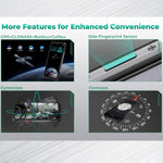 Téléphone durci Oukitel WP62, 12 Go+512 Go, appareil photo 108 MP, identification par empreinte digitale, Android 15 de 6,6 pouces, MediaTek Dimensity 7025 Octa Core, NFC, OTG, Réseau : 5G, 12 Go+512 Go