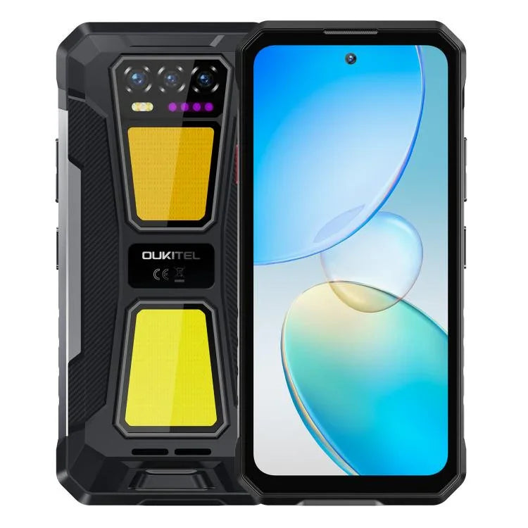 Téléphone robuste Oukitel WP58 Pro, 8 Go + 512 Go, identification latérale par empreinte digitale, 6,7 pouces Android 15 UMS9621S Octa Core, NFC, OTG, Réseau : 5G, 8 Go + 512 Go