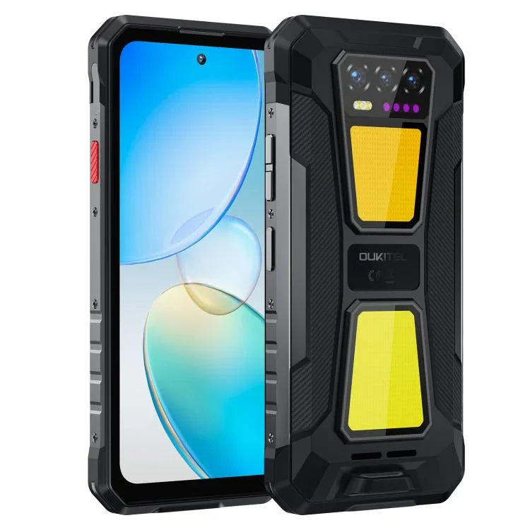 Téléphone robuste Oukitel WP58 Pro, 8 Go + 512 Go, identification latérale par empreinte digitale, 6,7 pouces Android 15 UMS9621S Octa Core, NFC, OTG, Réseau : 5G, 8 Go + 512 Go