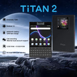 Téléphone Unihertz Titan 2 avec clavier physique AZERTY, 12 Go + 512 Go, empreinte digitale, écran 4,5 pouces + 2 pouces, Android 15 Dimensity 7300 5G Octa-Core, Réseau : 5G, NFC, OTG