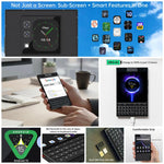 Téléphone Unihertz Titan 2 avec clavier physique AZERTY, 12 Go + 512 Go, empreinte digitale, écran 4,5 pouces + 2 pouces, Android 15 Dimensity 7300 5G Octa-Core, Réseau : 5G, NFC, OTG