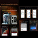 Blackview XPLORE 1, 12 Go + 256 Go, 6,78 pouces, Android 15 Dimensity 7050 MT8791V/HZA Octa Core, Réseau : 5G, OTG, NFC, XPLORE 1 12 Go + 256 Go