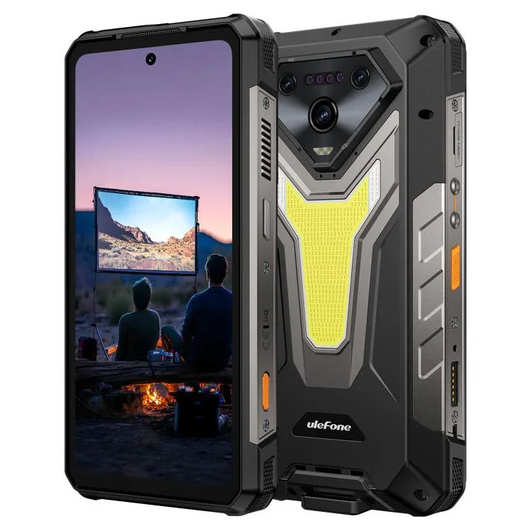 Ulefone Armor 34+, 16 Go+512 Go, Vision Nocturne, Téléphone Durci IP68/IP69K, 6,95 pouces Android 15 MediaTek Dimensity 7400X Octa Core, Réseau : 5G, NFC, OTG, Armor 34+