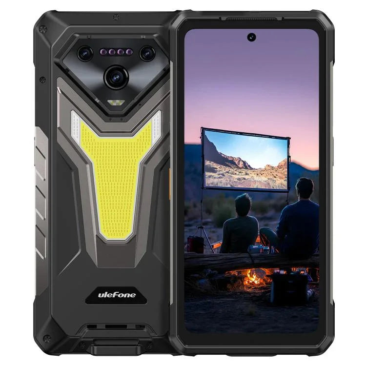 Ulefone Armor 34 Pro+ Projecteur, 16 Go+512 Go, Vision Nocturne, Téléphone Robuste IP68/IP69K, Android 15 de 6,95 pouces MediaTek Dimensity 7400X Octa Core, Réseau : 5G, NFC, OTG, Armor 34 Pro+