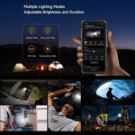 Ulefone Armor 34 Pro+ Projecteur, 16 Go+512 Go, Vision Nocturne, Téléphone Robuste IP68/IP69K, Android 15 de 6,95 pouces MediaTek Dimensity 7400X Octa Core, Réseau : 5G, NFC, OTG, Armor 34 Pro+