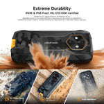 Ulefone RugKing 4 Pro, 8 Go+256 Go, Téléphone Robuste IP68/IP69K, Écran 6,56 pouces Android 15 Unisoc T7250 Octa Core, Réseau : 4G, NFC, OTG, RugKing 4 Pro, RugKing 4 Pro, 8 Go+256 Go