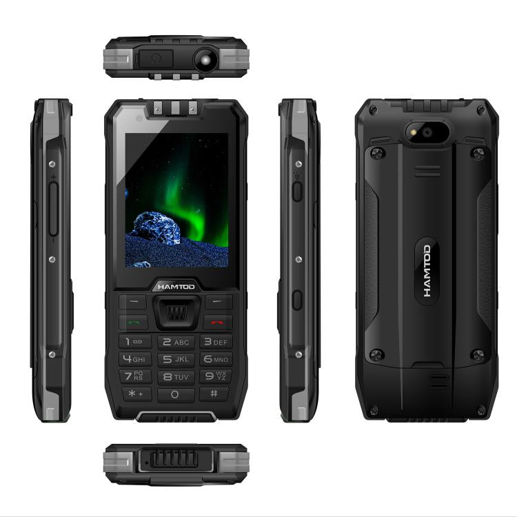 Téléphone robuste HAMTOD H6, 3 Go + 32 Go, Android 11 UNISOC SC9832E Quad-core de 2,83 pouces, Réseau : 4G, VoLTE, SOS
