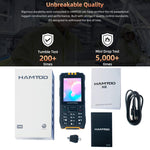 Téléphone robuste HAMTOD H6, 3 Go + 32 Go, Android 11 UNISOC SC9832E Quad-core de 2,83 pouces, Réseau : 4G, VoLTE, SOS
