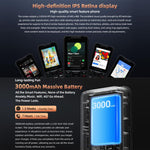 Téléphone robuste HAMTOD H6, 3 Go + 32 Go, Android 11 UNISOC SC9832E Quad-core de 2,83 pouces, Réseau : 4G, VoLTE, SOS