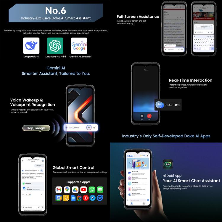 Téléphone robuste Blackview ROCK 1, 8 Go+256 Go, Android 16 de 6,56 pouces, MT6769V/CB Helio G81 Octa Core, Réseau : 4G, OTG, NFC, ROCK 1 8 Go+256 Go
