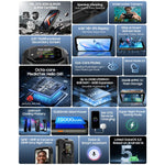 Téléphone robuste Blackview ROCK 1, 8 Go+256 Go, Android 16 de 6,56 pouces, MT6769V/CB Helio G81 Octa Core, Réseau : 4G, OTG, NFC, ROCK 1 8 Go+256 Go