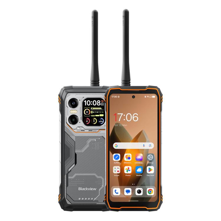 Blackview XPLORE 1 Téléphone robuste avec talkie-walkie, 12 Go+256 Go, 6,78 pouces Android 15 Dimensity 7050 MT8791V/HZA Octa Core, Réseau : 5G, OTG, NFC, XPLORE 1 Talkie-walkie 12 Go+256 Go