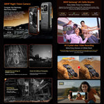 Blackview XPLORE 1 Téléphone robuste avec talkie-walkie, 12 Go+256 Go, 6,78 pouces Android 15 Dimensity 7050 MT8791V/HZA Octa Core, Réseau : 5G, OTG, NFC, XPLORE 1 Talkie-walkie 12 Go+256 Go