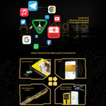 Smartphone robuste Oukitel WP60, 8 Go+256 Go, vision nocturne, appareil photo 108 MP, empreinte digitale latérale, Android 15 de 7,2 pouces, processeur Octa Core MediaTek Dimensity 7025, NFC, OTG, Réseau : 5G, 8 Go+256 Go