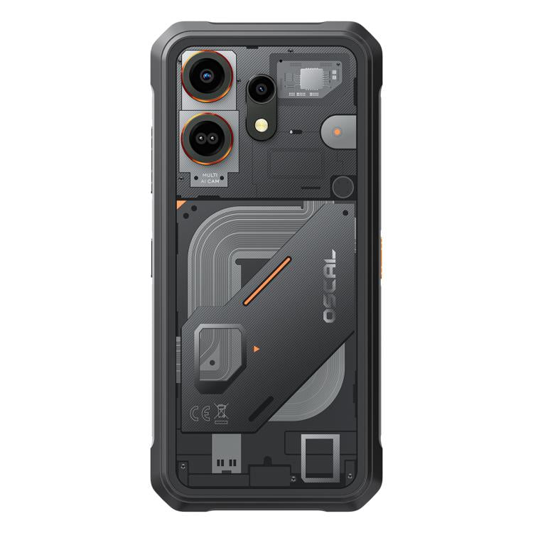 Blackview Oscal Marine 3, 8 Go + 128 Go, Android 15 de 6,56 pouces Unisoc UMS9230E T615 Octa Core, Réseau : 4G, OTG, NFC, 8 Go + 128 Go