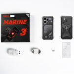 Blackview Oscal Marine 3, 8 Go + 128 Go, Android 15 de 6,56 pouces Unisoc UMS9230E T615 Octa Core, Réseau : 4G, OTG, NFC, 8 Go + 128 Go