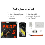 Téléphone robuste Blackview Oscal Pilot 5 5G, 8 Go + 256 Go, Android 16 UMS9620 T8100 Octa Core 6,67 pouces, Réseau : 5G, OTG, NFC