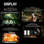 Téléphone robuste Blackview Oscal Pilot 5 5G, 8 Go + 256 Go, Android 16 UMS9620 T8100 Octa Core 6,67 pouces, Réseau : 5G, OTG, NFC