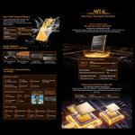 Blackview Oscal FORT 5, 12 Go + 256 Go, Android 16 de 6,78 pouces, Mediatek MT8781 Helio G100 Octa Core, Réseau : 4G, OTG, NFC