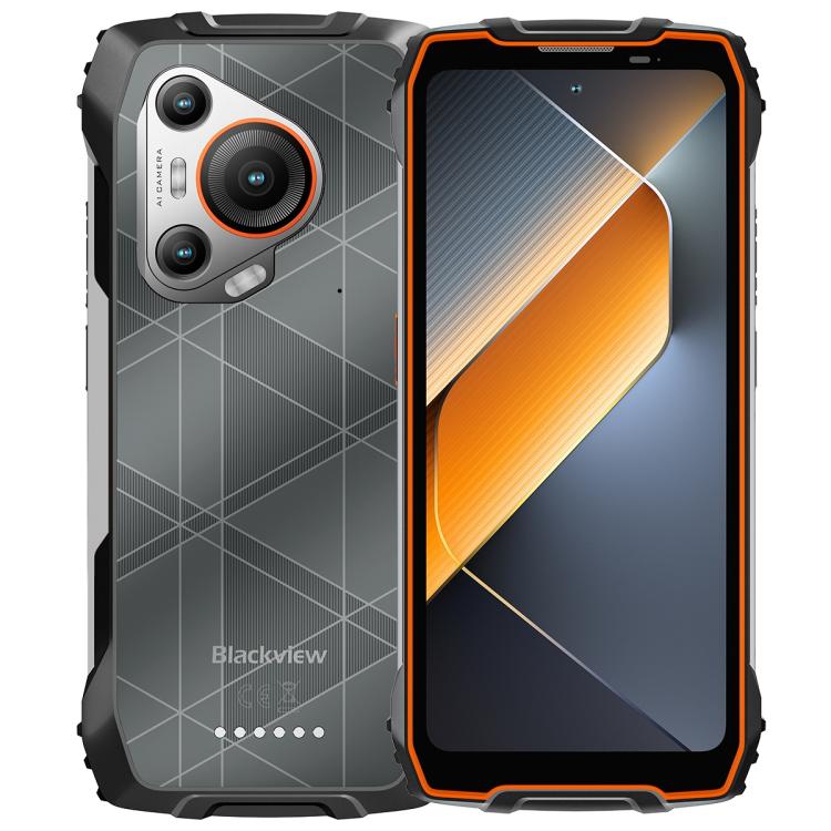 Blackview BL7000 Téléphone robuste, 8 Go+512 Go, Android 15 de 6,78 pouces MediaTek Dimensity 6300 Octa Core, Réseau : 5G, NFC, OTG, 8 Go+512 Go