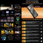Blackview BL7000 Téléphone robuste, 8 Go+512 Go, Android 15 de 6,78 pouces MediaTek Dimensity 6300 Octa Core, Réseau : 5G, NFC, OTG, 8 Go+512 Go