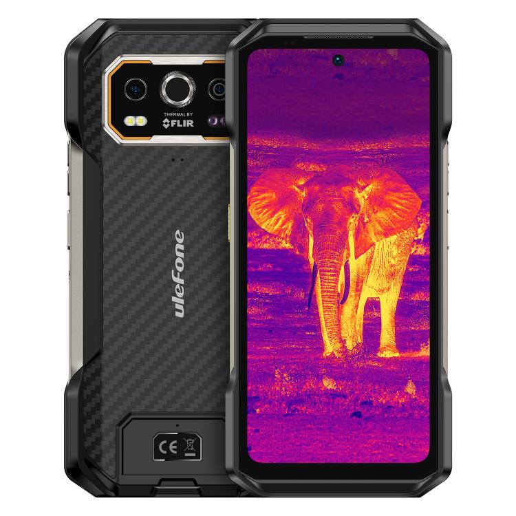 Téléphone robuste Ulefone Armor 27T+, 12 Go+256 Go, imageur thermique, vision nocturne, 10600 mAh, Android 14 MediaTek Helio G99 Octa Core 6,78 pouces, réseau : 4G, NFC, OTG, Armor 27T+