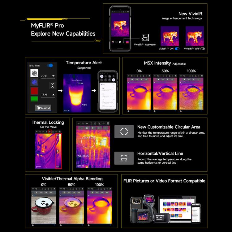 Téléphone robuste Ulefone Armor 27T+, 12 Go+256 Go, imageur thermique, vision nocturne, 10600 mAh, Android 14 MediaTek Helio G99 Octa Core 6,78 pouces, réseau : 4G, NFC, OTG, Armor 27T+