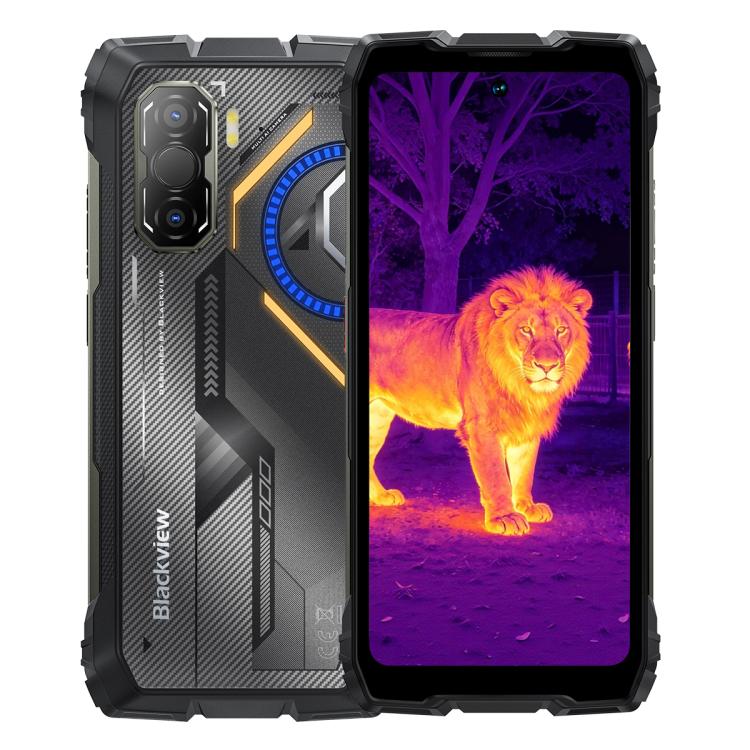 Téléphone robuste Blackview ROCK 3, imageur thermique, 8 Go + 256 Go, écran Android 16 de 6,78 pouces MT8781 Helio G100 Octa Core, Réseau : 4G, OTG, NFC
