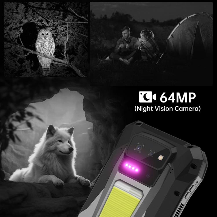 Unihertz 8849Tank X Projector Rugged Phone, 16GB+512GB, empreinte digitale latérale, vision nocturne, écran 6,78 pouces, Android 15 MediaTek Dimensity 8200 Octa Core, Réseau : 5G, NFC, Tank X 16GB+512GB