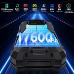 Unihertz 8849Tank X Projector Rugged Phone, 16GB+512GB, empreinte digitale latérale, vision nocturne, écran 6,78 pouces, Android 15 MediaTek Dimensity 8200 Octa Core, Réseau : 5G, NFC, Tank X 16GB+512GB